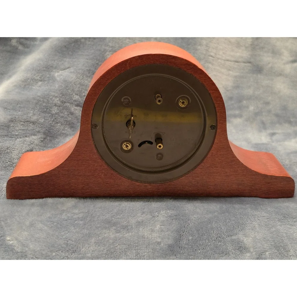 Seth Thomas Mantelette-W Mantel Clock Model 15483 Wood Case Vintage Alarm Clock